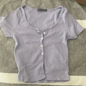 Brandy Melville purple Zelly top